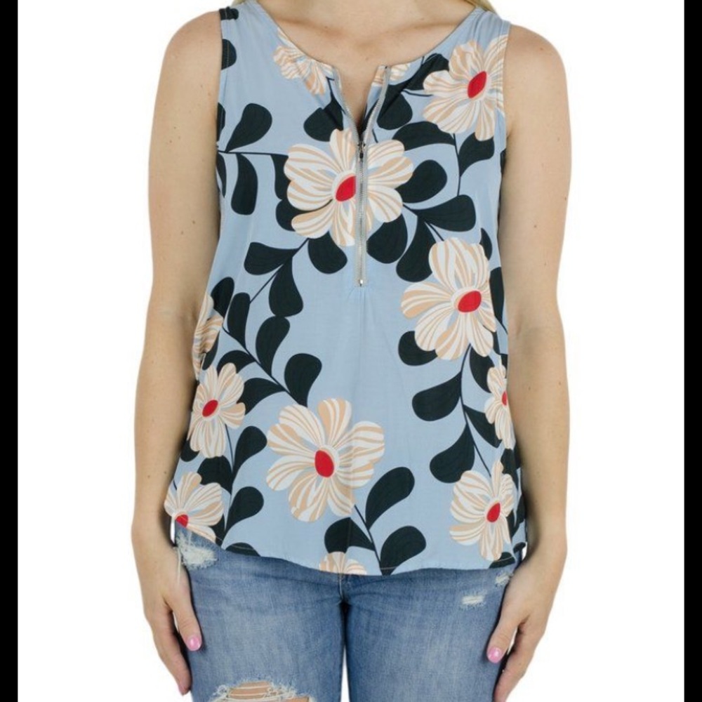 Latched Mama Reversible Zipper Nursing Tank